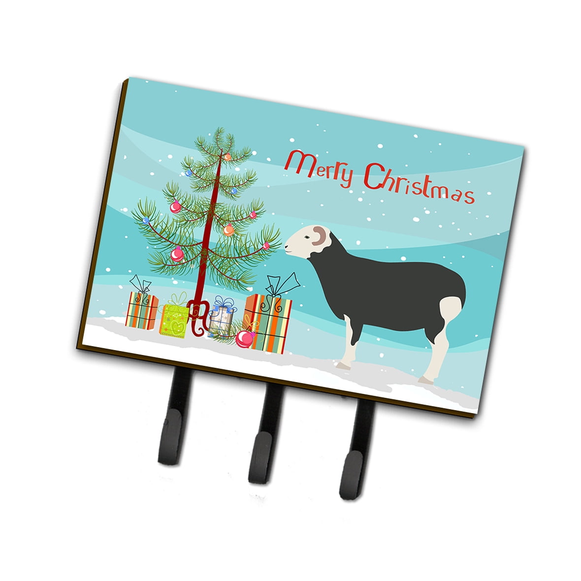 BB9337TH68 Herwick Sheep Christmas Leash or Key Holder