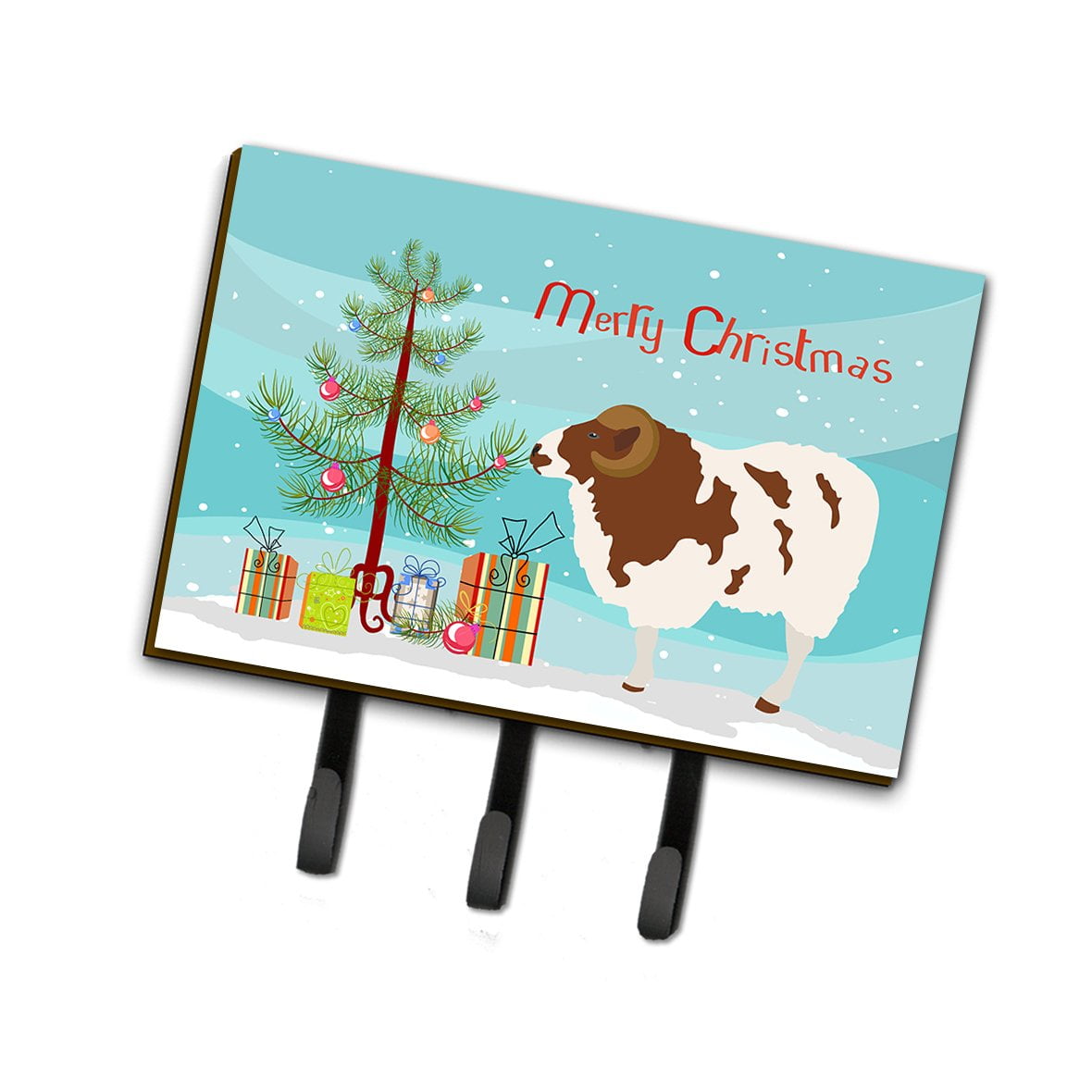 Jacob Sheep Christmas Leash or Key Holder