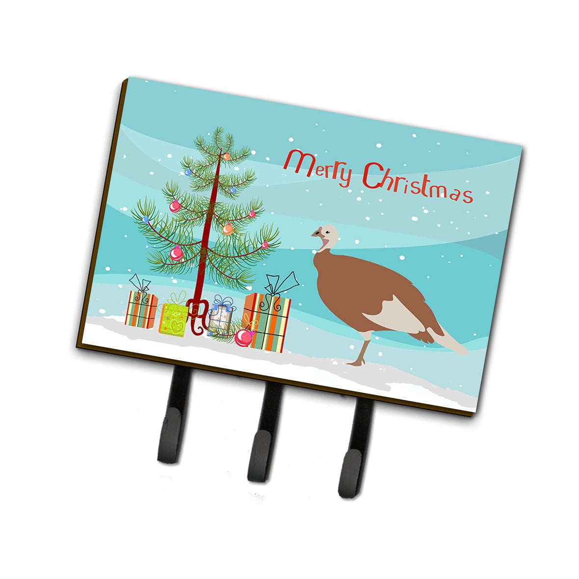 Jersey Buff Turkey Hen Christmas Leash or Key Holder