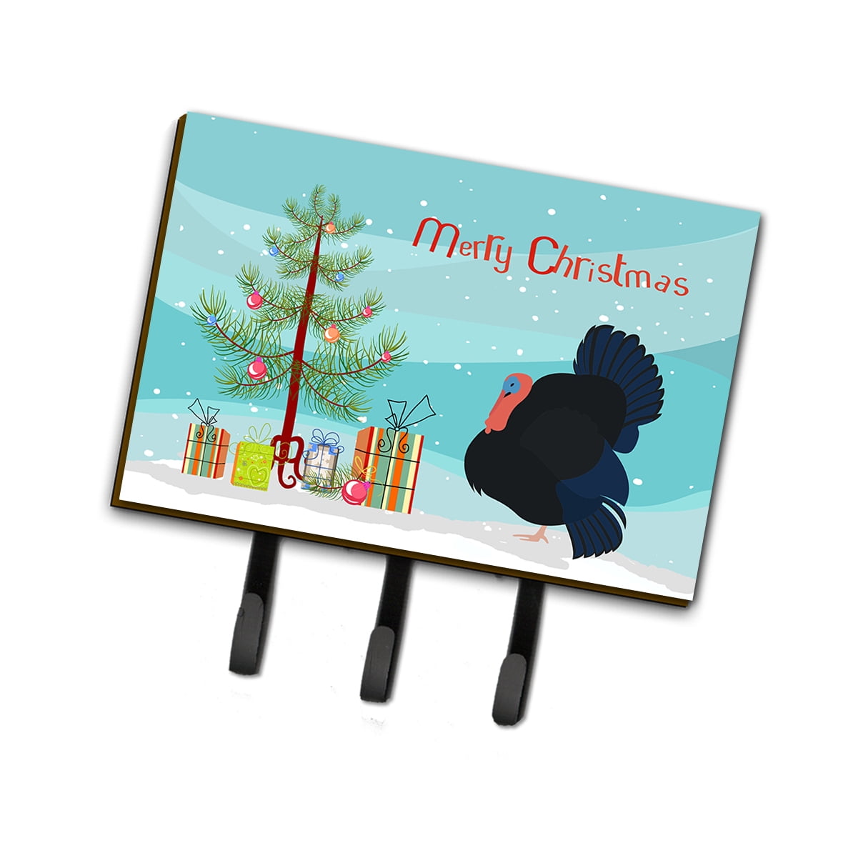Norfolk Black Turkey Christmas Leash or Key Holder