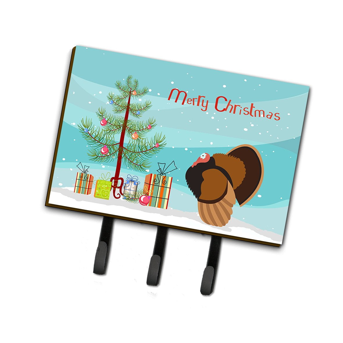 BB9353TH68 Bronze Turkey Christmas Leash or Key Holder
