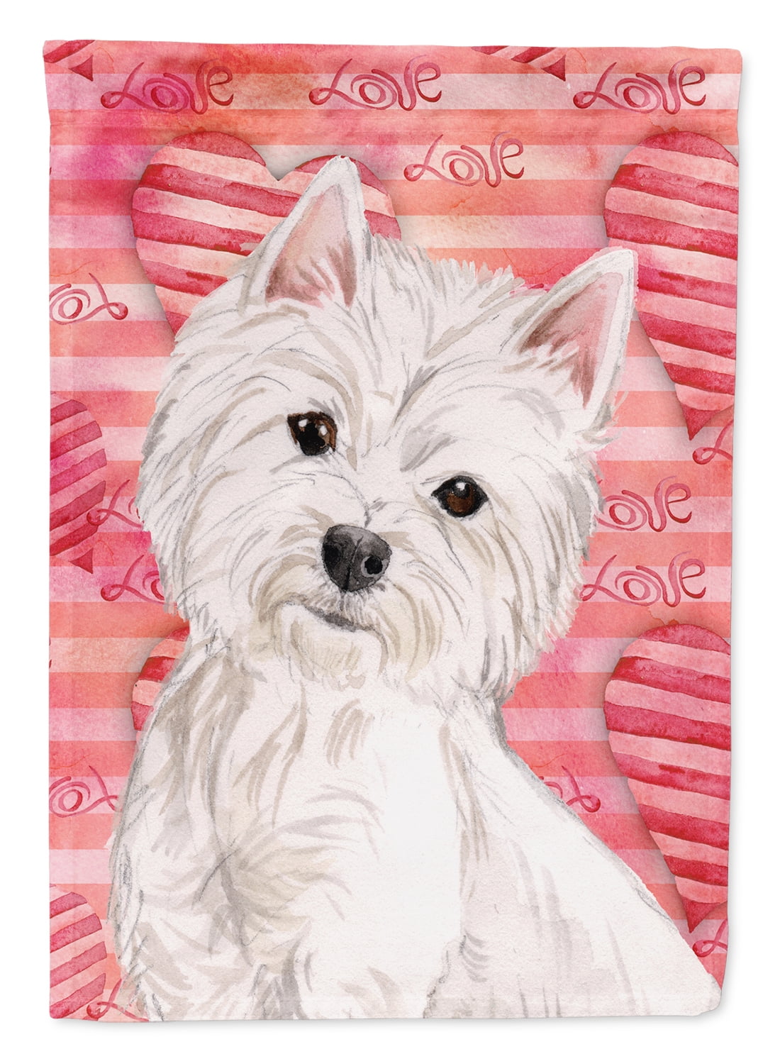 Westie Love Flag Garden Size