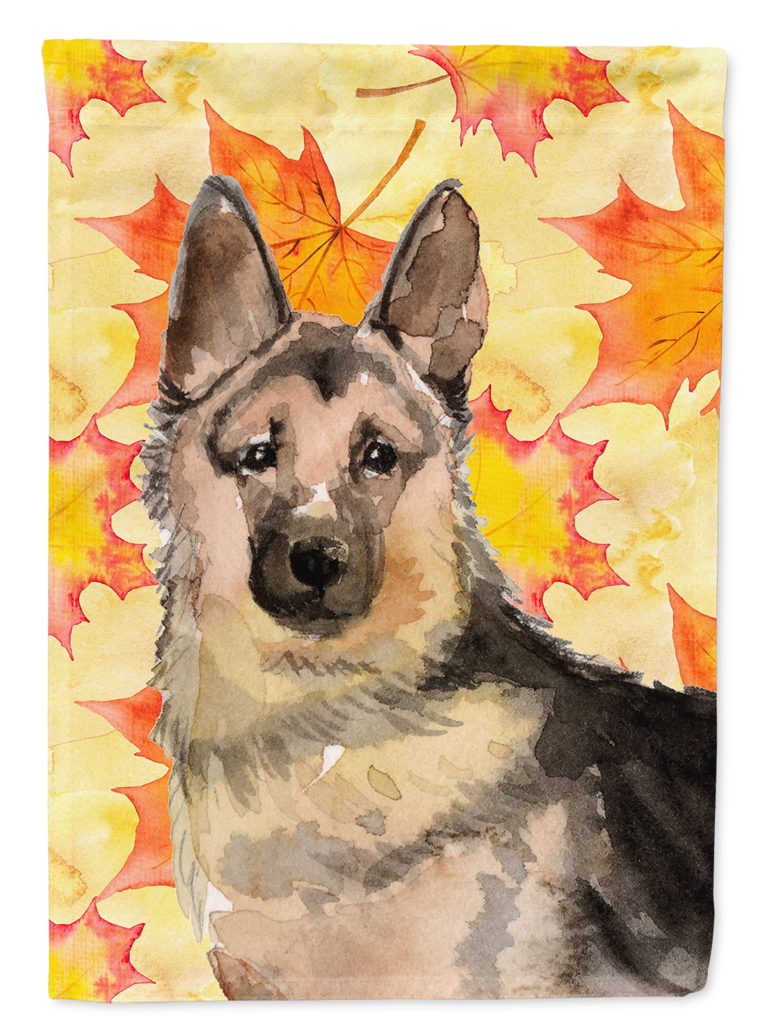 BB9523GF German Shepherd Fall Flag Garden Size