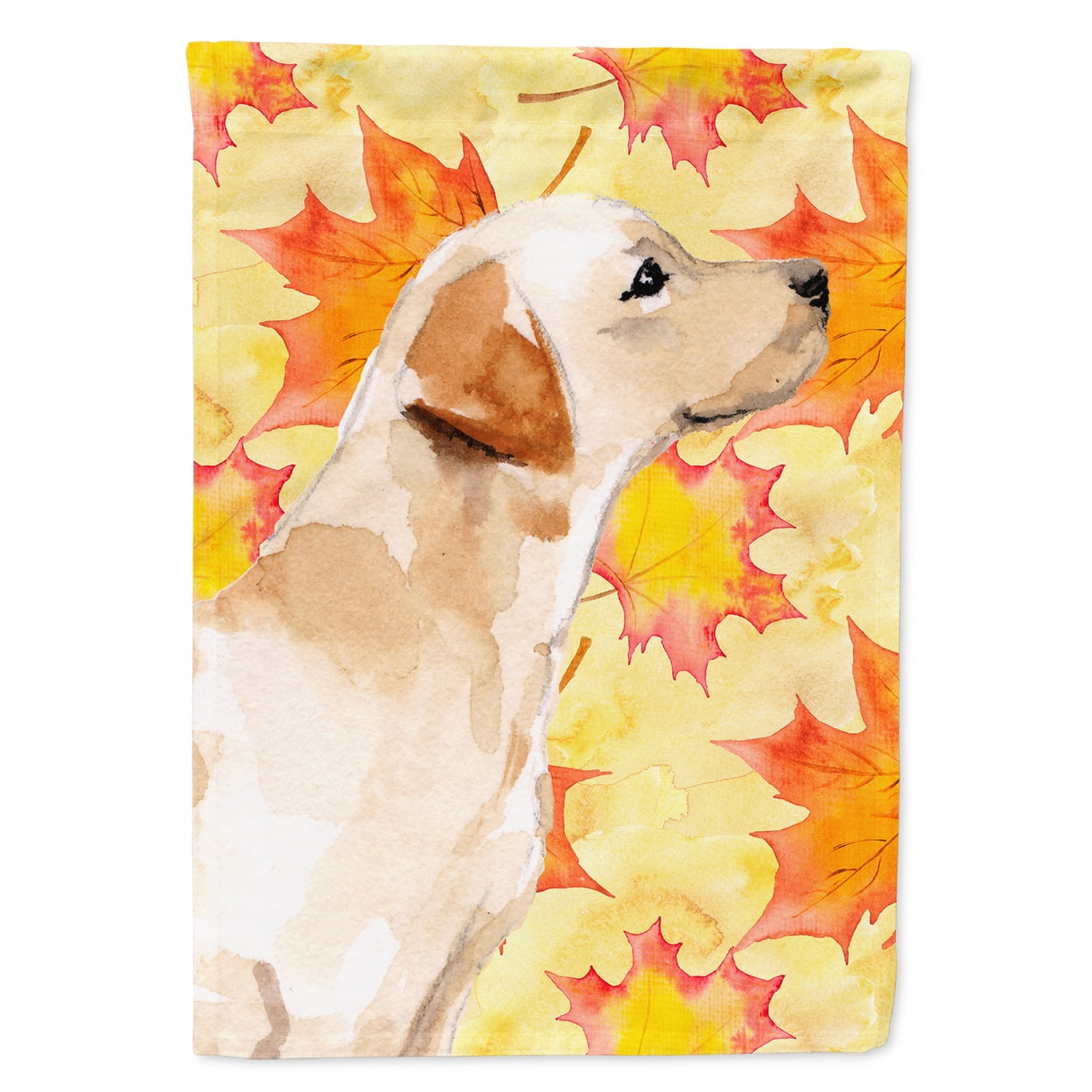 Yellow Labrador No.2 Fall Flag Garden Size