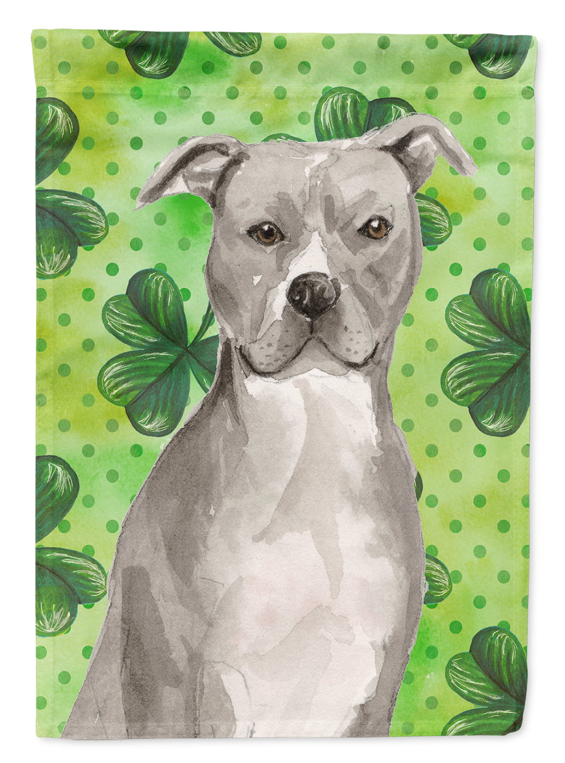 Staffordshire Bull Terrier St.Patricks Flag Garden Size