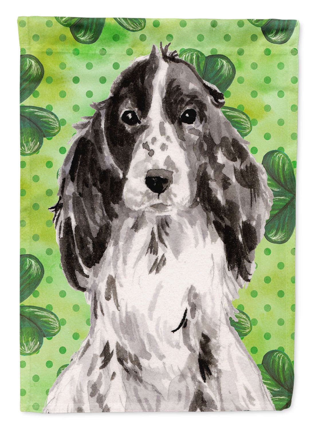 Black Parti St.Patricks Flag Garden Size