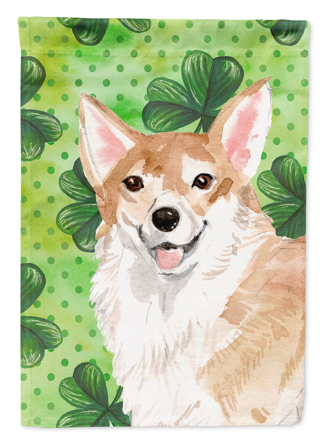 Corgi St.Patricks Flag Garden Size