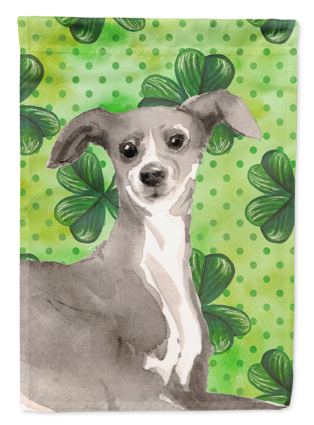 Italian Greyhound St.Patricks Flag Garden Size