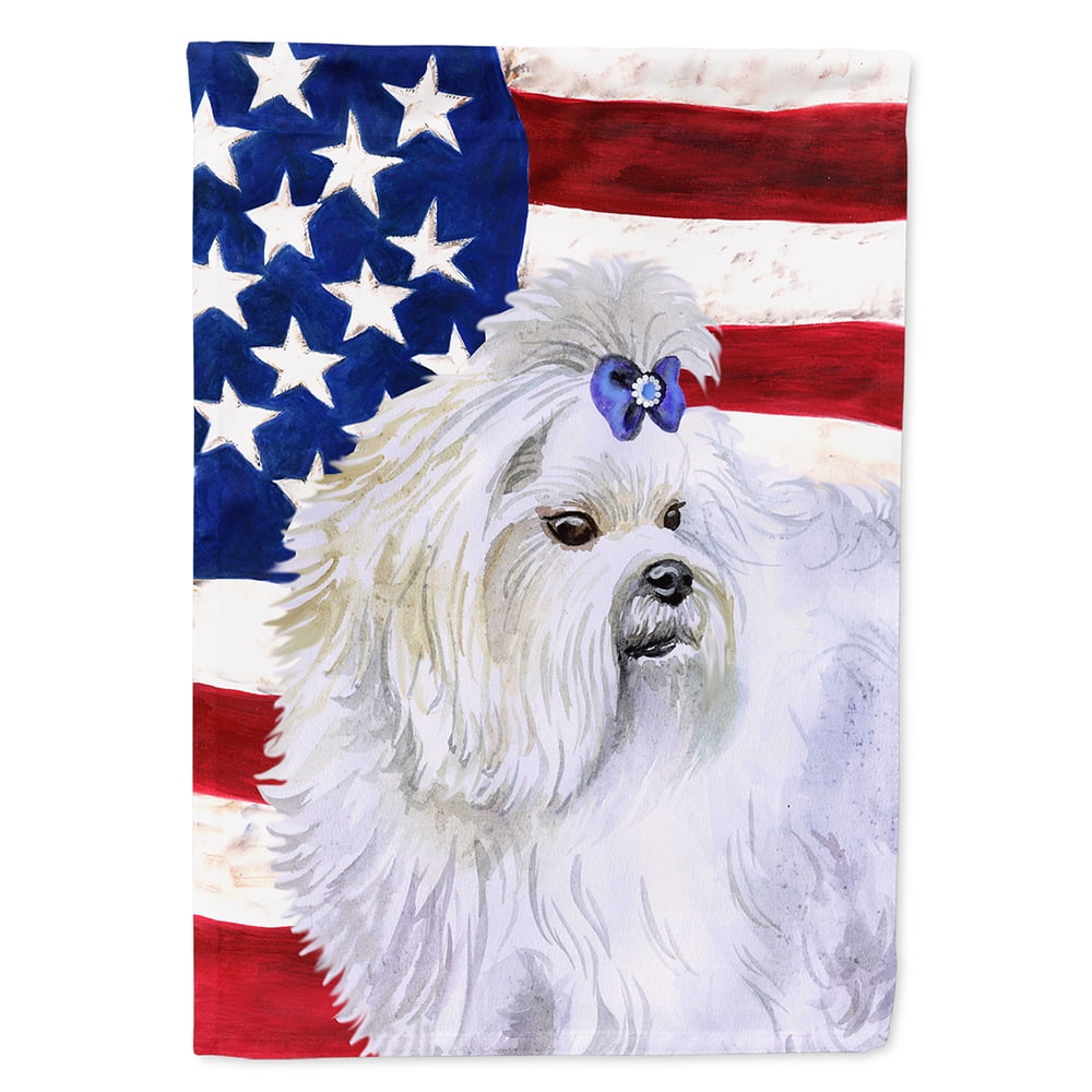 Maltese Patriotic Flag Canvas House Size