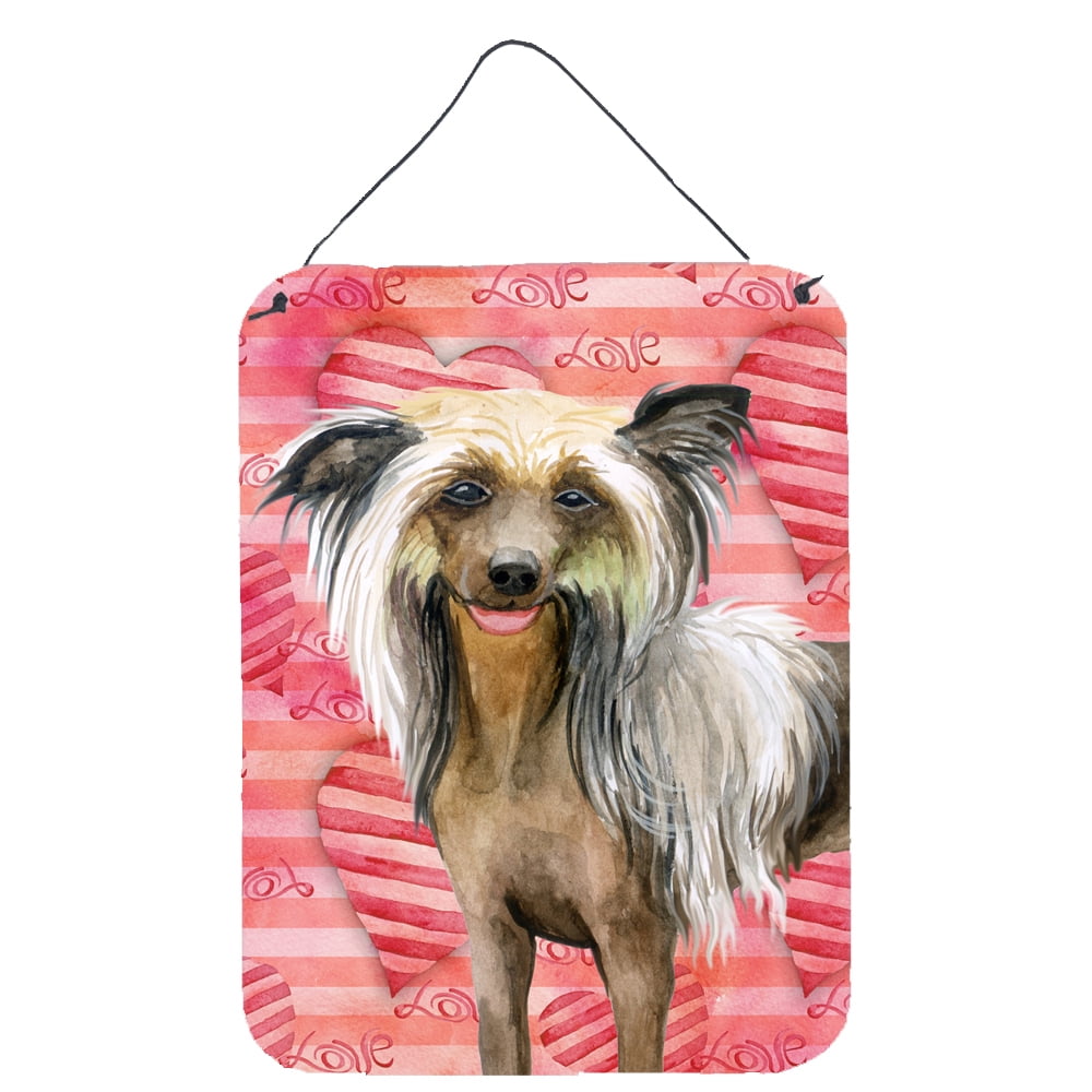 Picture of Carolines Treasures BB9746DS1216 Chinese Crested Love Wall or Door Hanging Prints