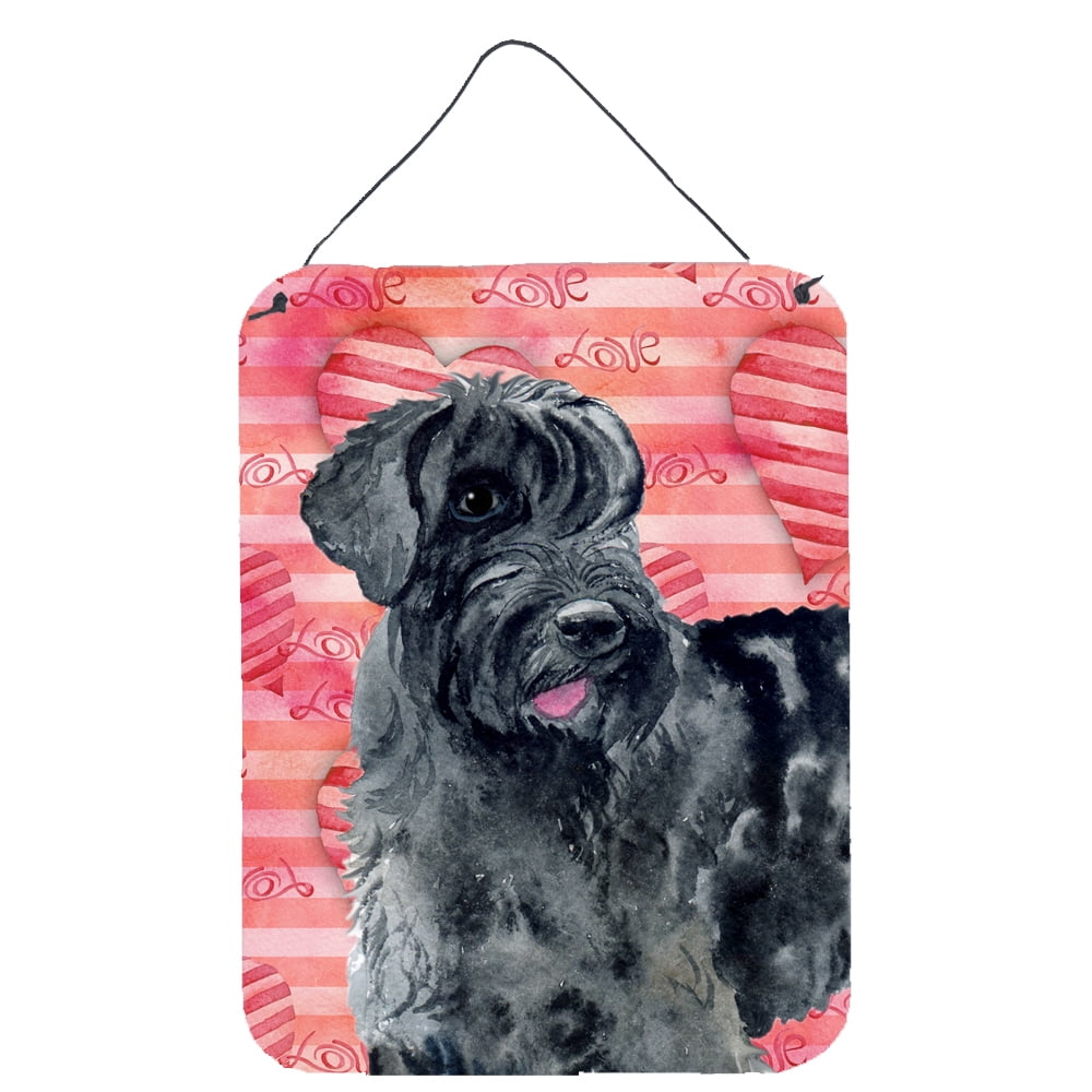 Picture of Carolines Treasures BB9747DS1216 Giant Schnauzer Love Wall or Door Hanging Prints