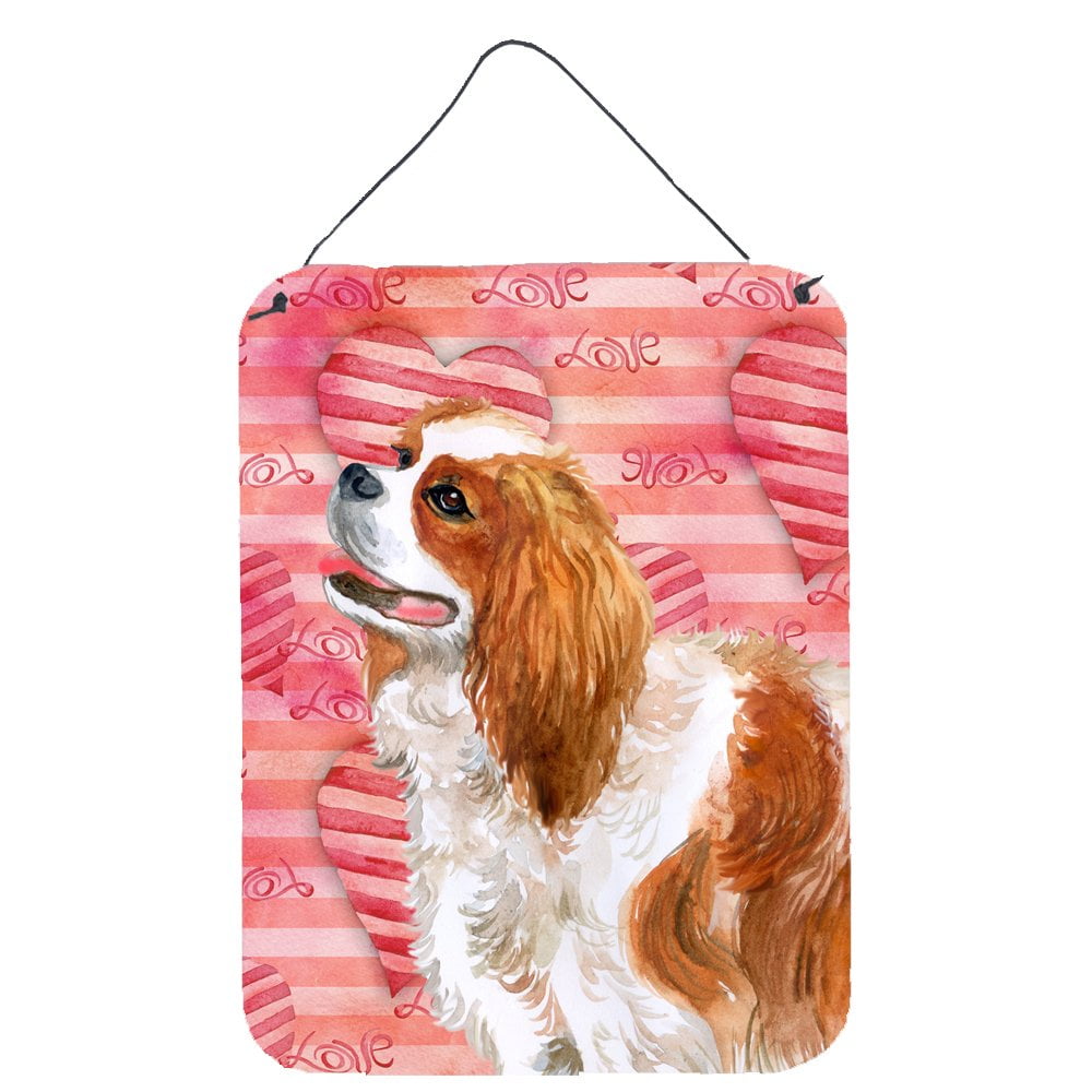BB9750DS1216 Cavalier Spaniel Love Wall or Door Hanging Prints