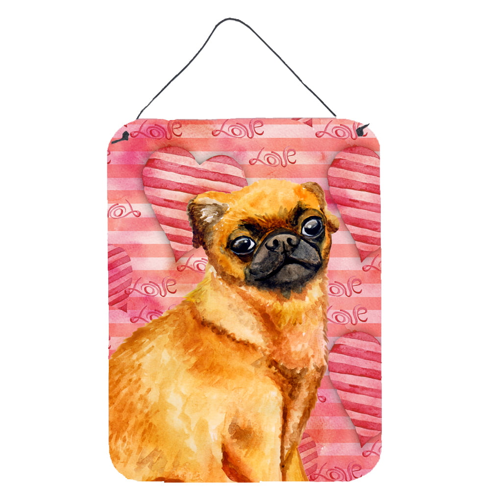 BB9754DS1216 Small Brabant Griffon Love Wall or Door Hanging Prints