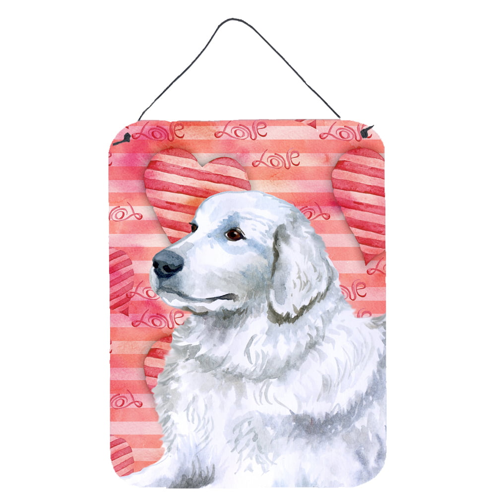 Picture of Carolines Treasures BB9762DS1216 Maremma Sheepdog Love Wall or Door Hanging Prints