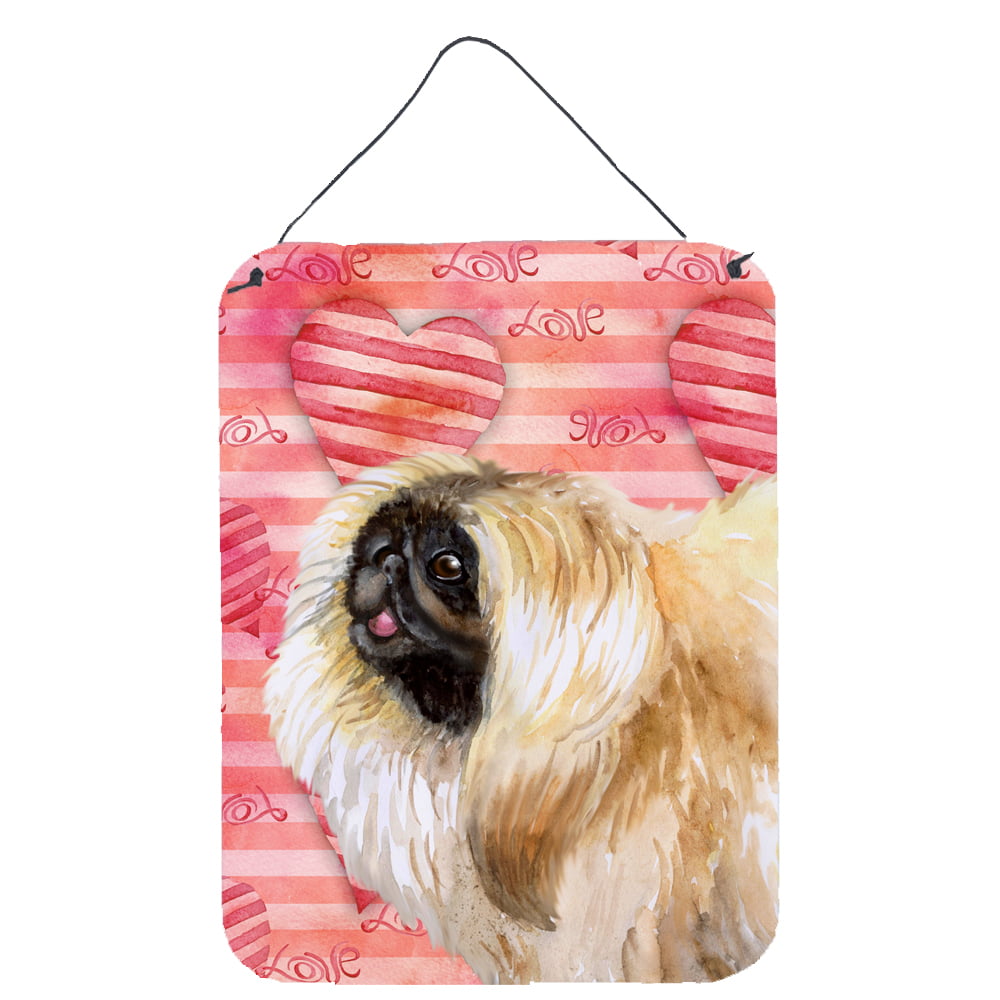 Picture of Carolines Treasures BB9768DS1216 Pekingese Love Wall or Door Hanging Prints