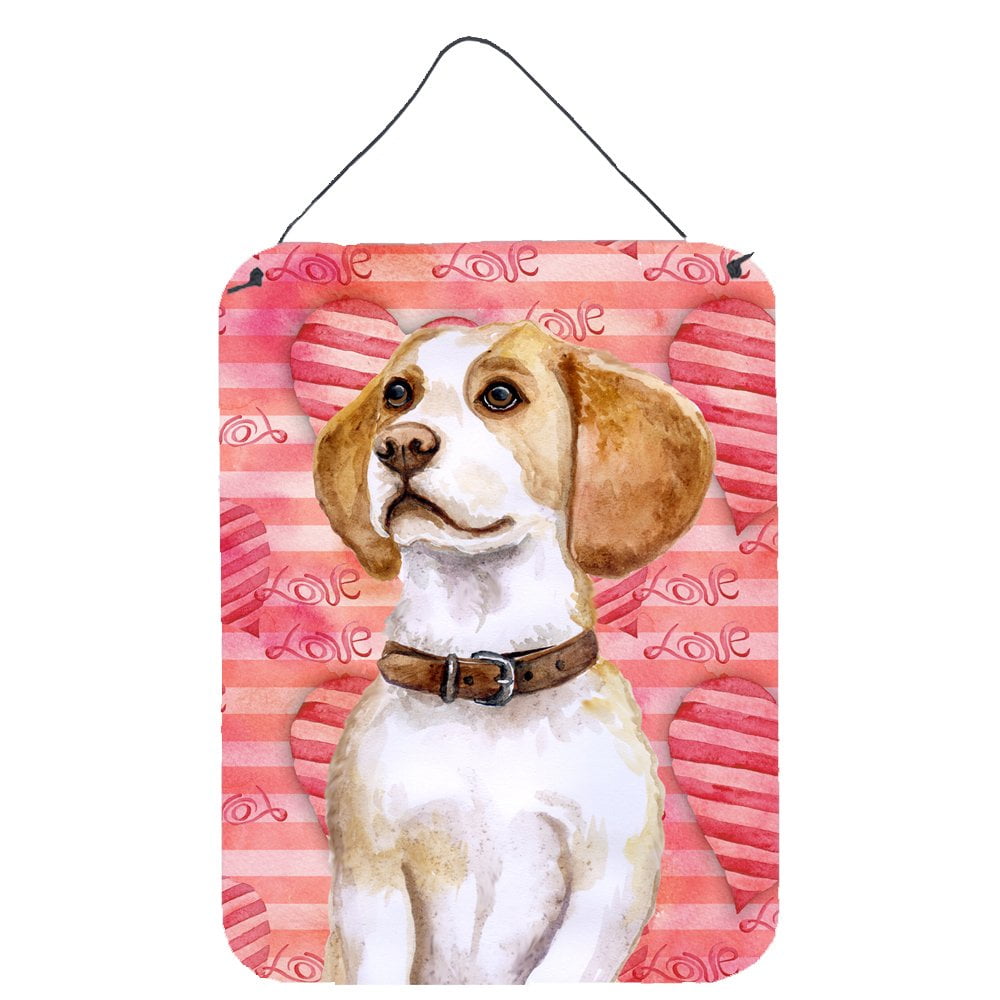 BB9773DS1216 Beagle Love Wall or Door Hanging Prints