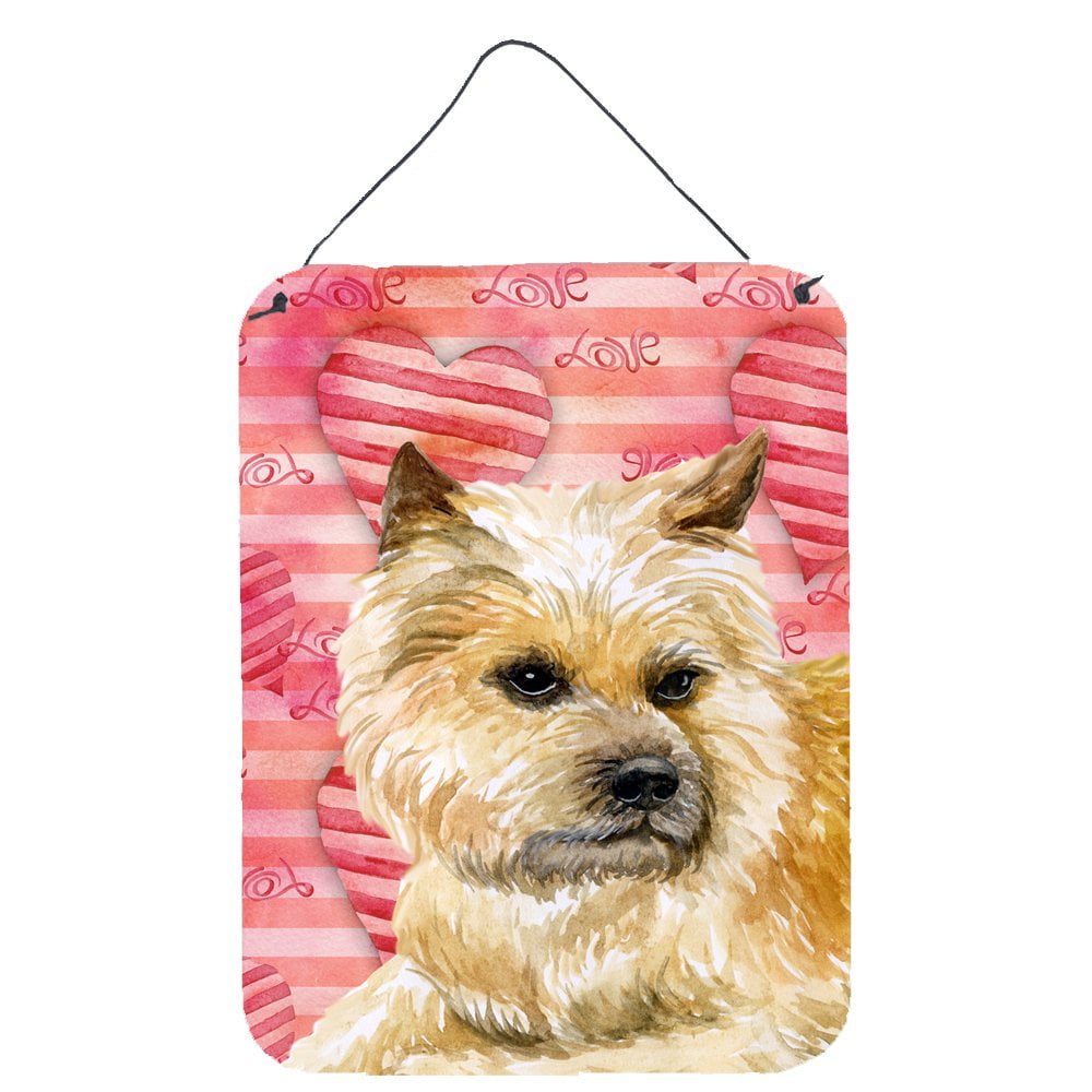 Picture of Carolines Treasures BB9777DS1216 Cairn Terrier Love Wall or Door Hanging Prints