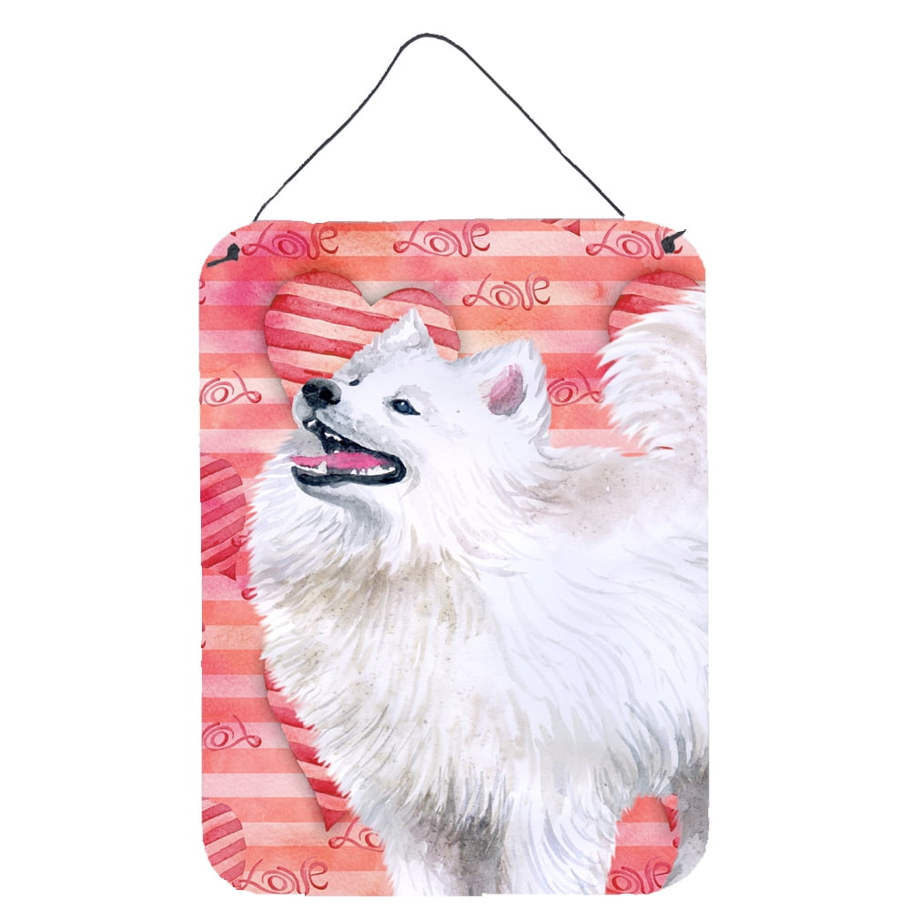 Picture of Carolines Treasures BB9778DS1216 Samoyed Love Wall or Door Hanging Prints