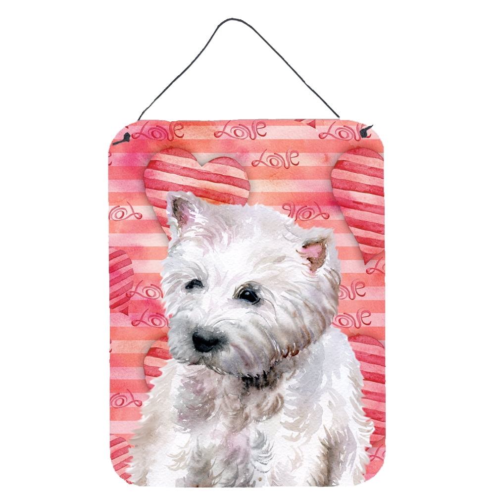 BB9788DS1216 Westie Love Wall or Door Hanging Prints