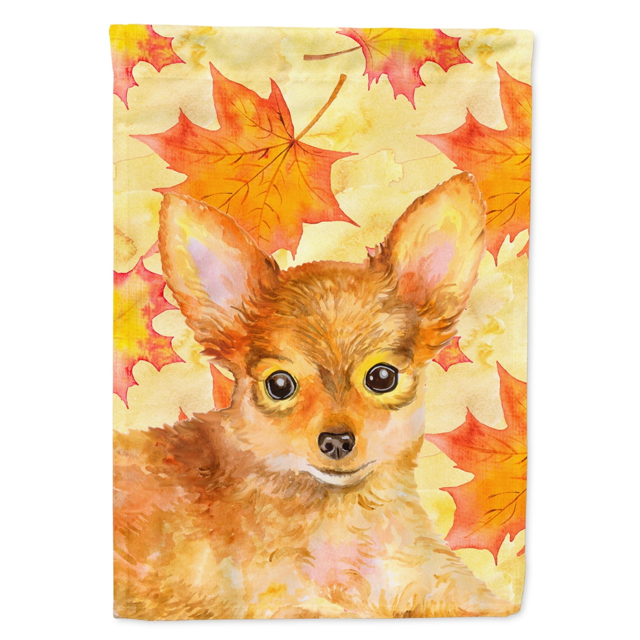 BB9983GF Toy Terrier Fall Flag Garden Size