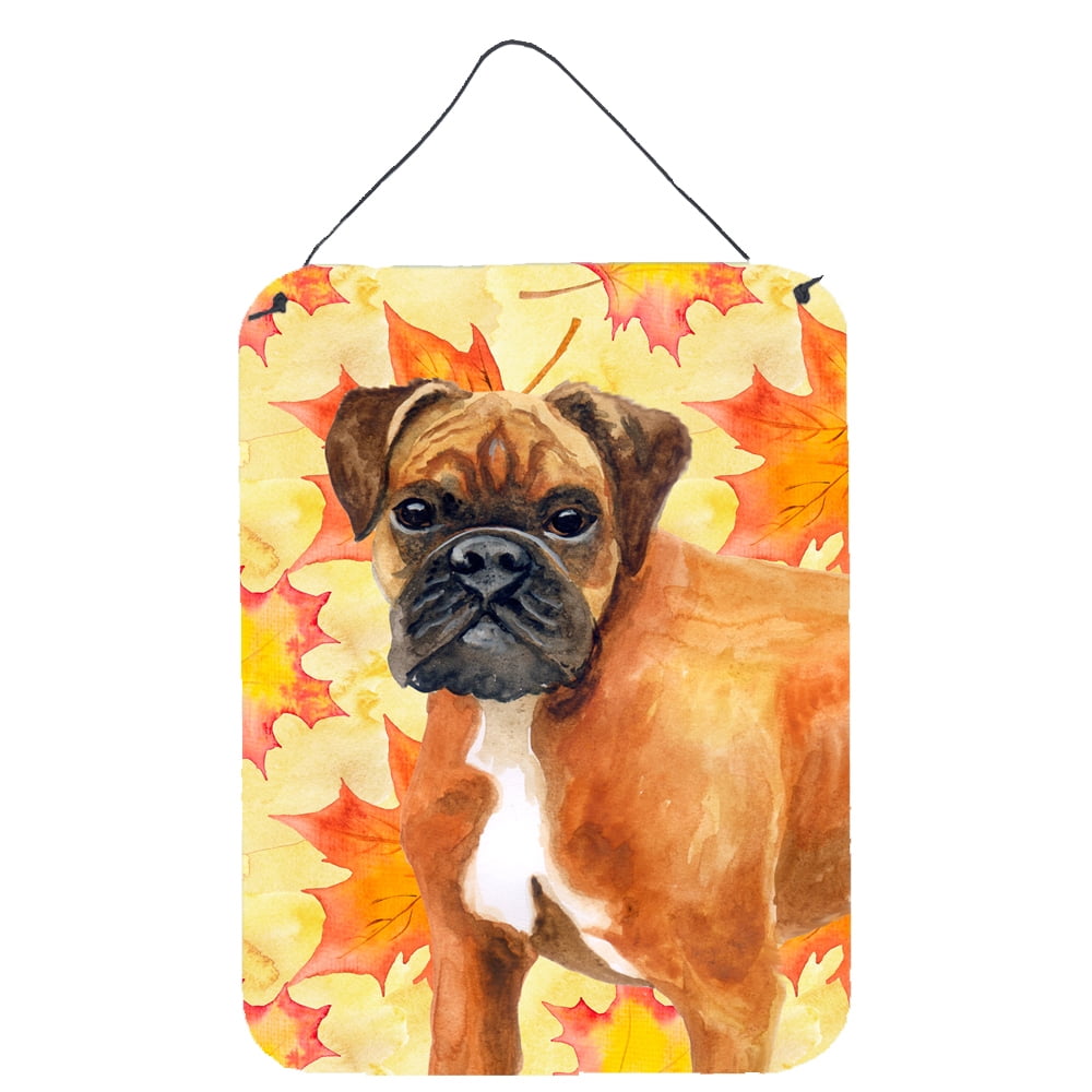 German Boxer Fall Wall or Door Hanging Prints