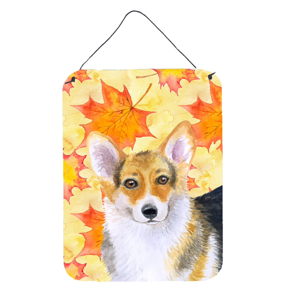 Pembroke Corgi Fall Wall or Door Hanging Prints