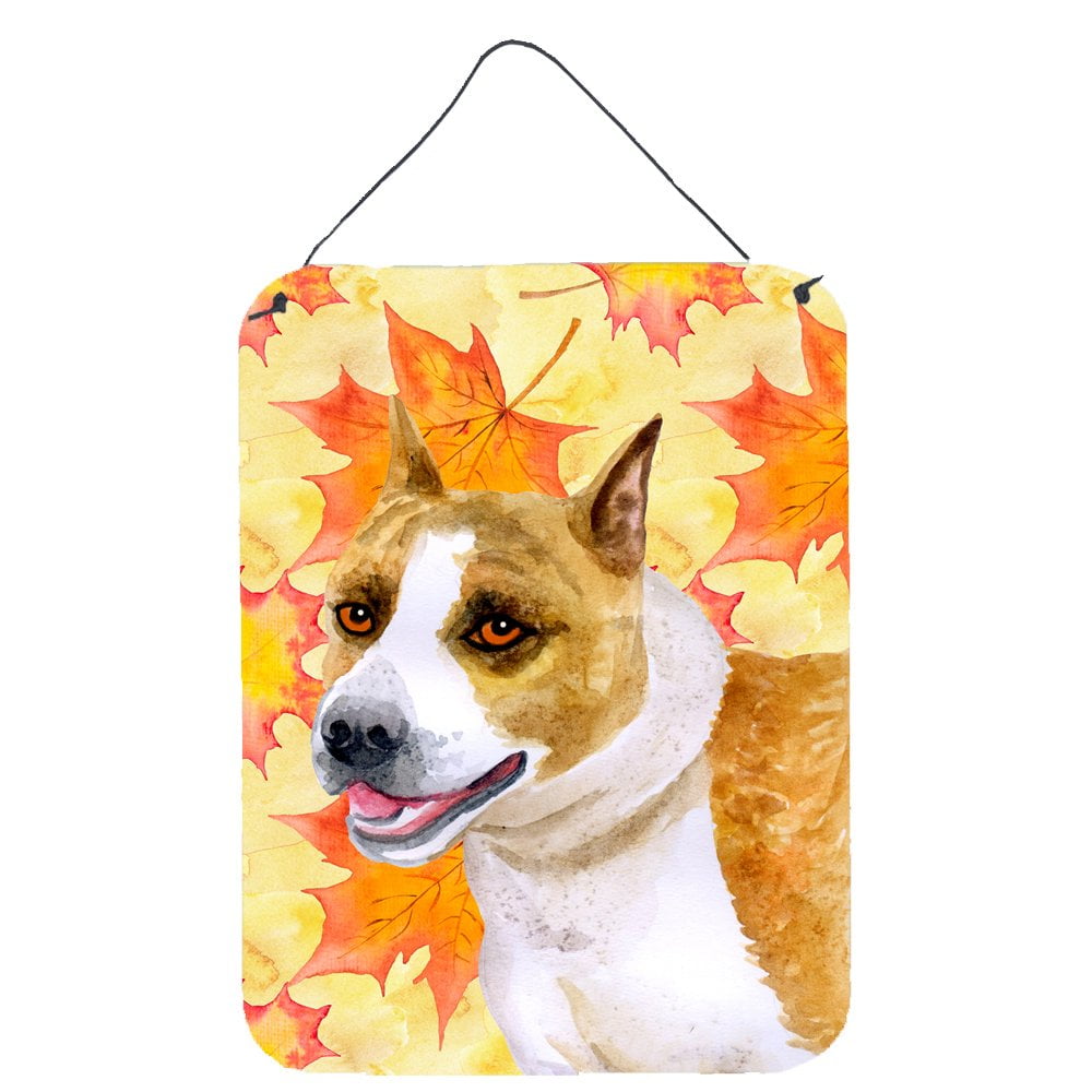 American Staffordshire Fall Wall or Door Hanging Prints