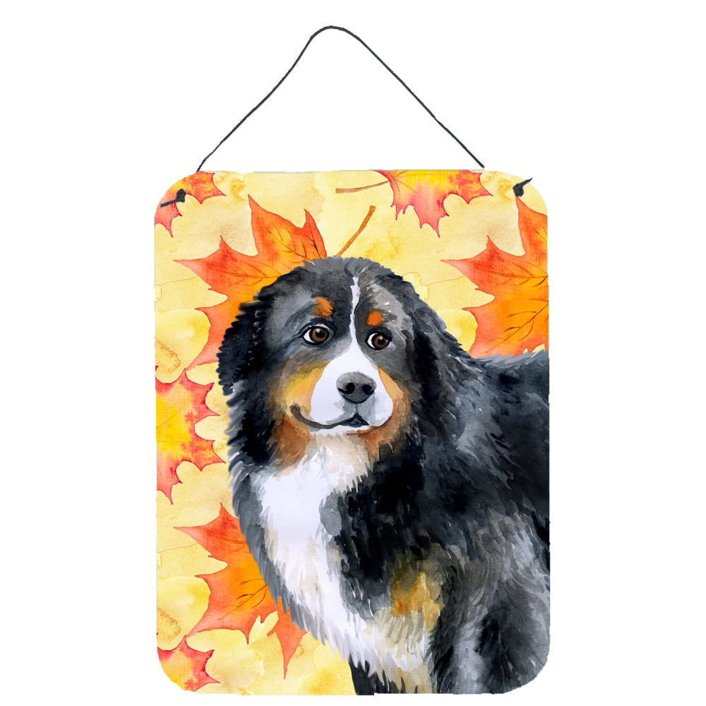Bernese Mountain Dog Fall Wall or Door Hanging Prints