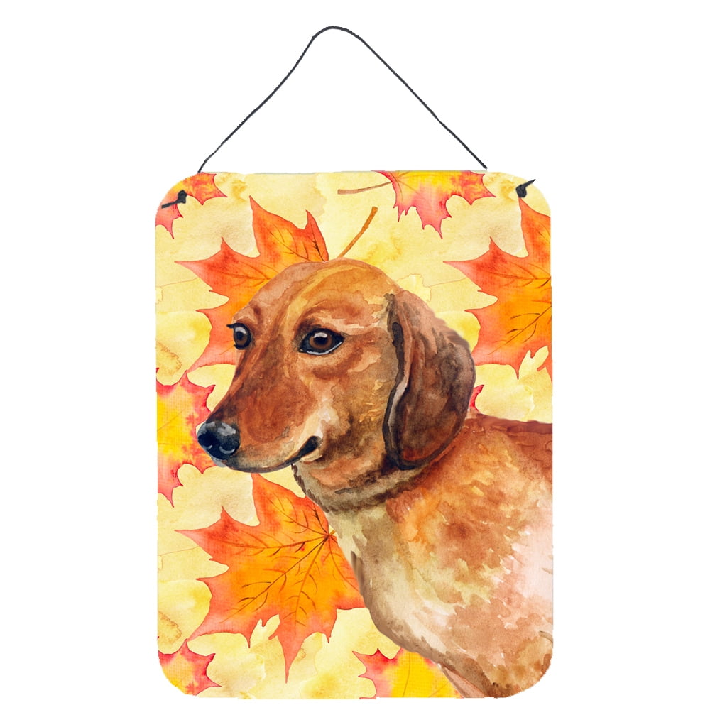 BB9913DS1216 Dachshund Fall Wall or Door Hanging Prints