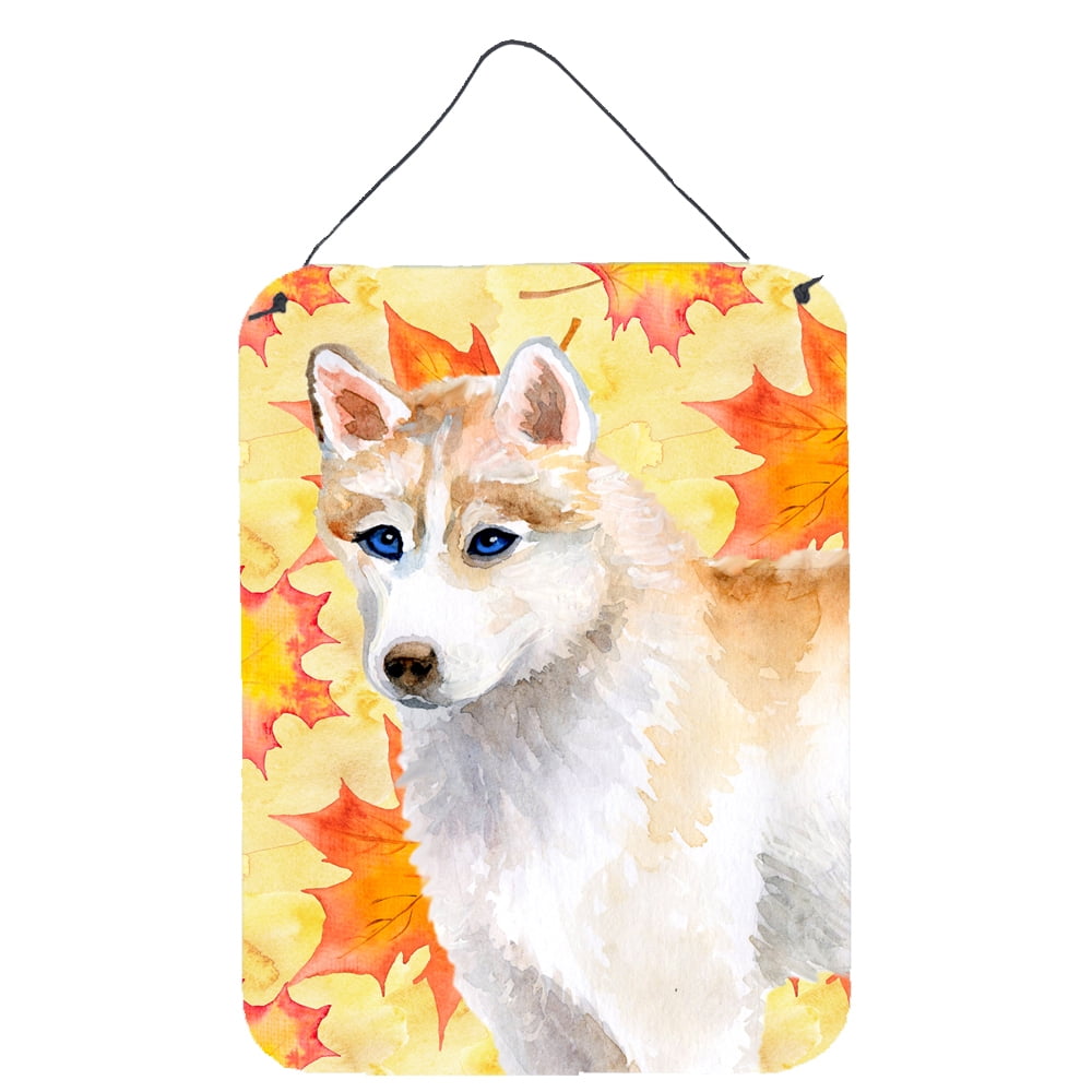 Siberian Husky Fall Wall or Door Hanging Prints