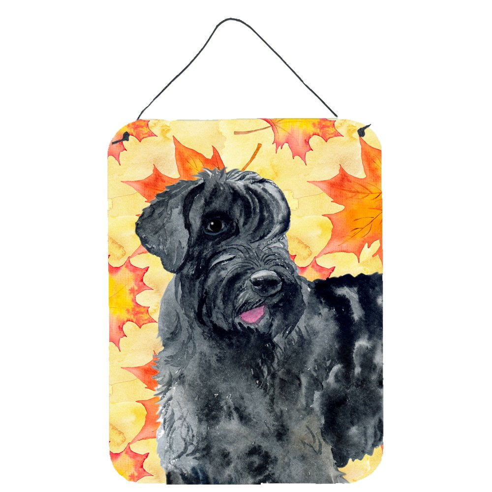 Giant Schnauzer Fall Wall or Door Hanging Prints