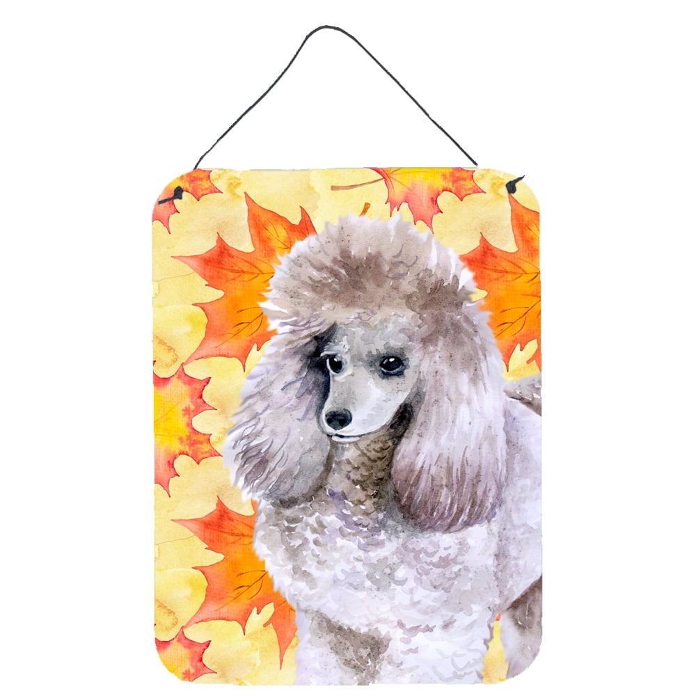 BB9926DS1216 Poodle Fall Wall or Door Hanging Prints
