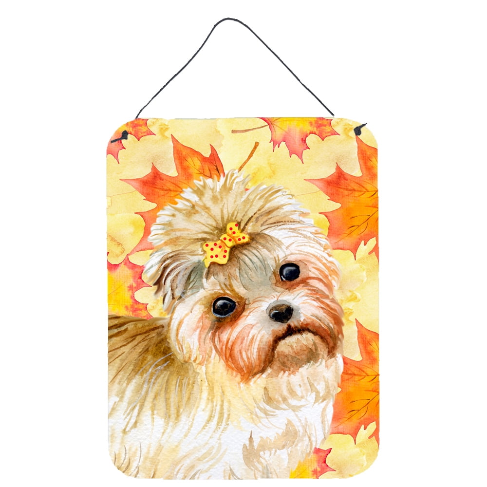 Morkie Fall Wall or Door Hanging Prints