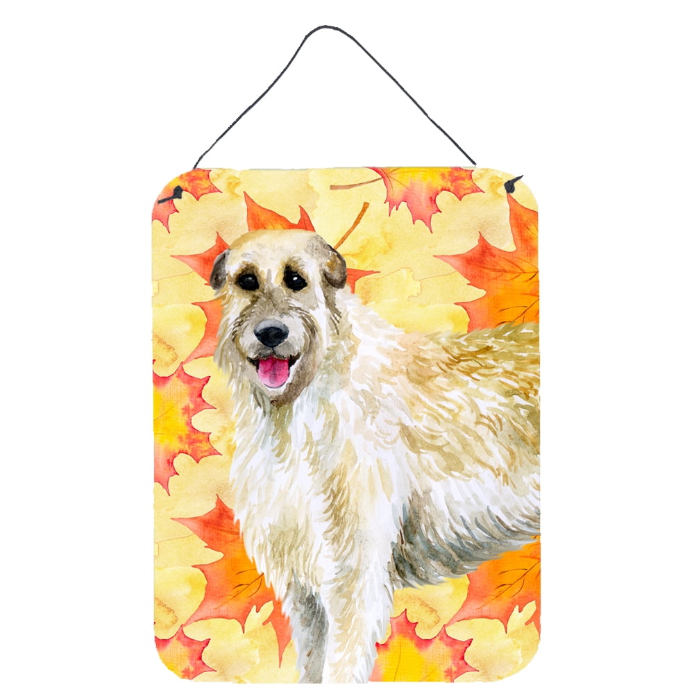 Irish Wolfhound Fall Wall or Door Hanging Prints