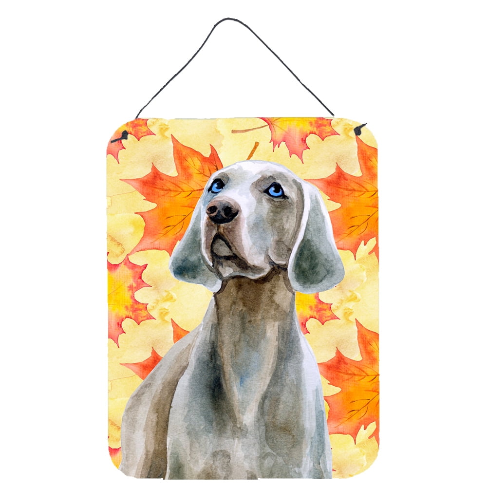 BB9935DS1216 Weimaraner Fall Wall or Door Hanging Prints