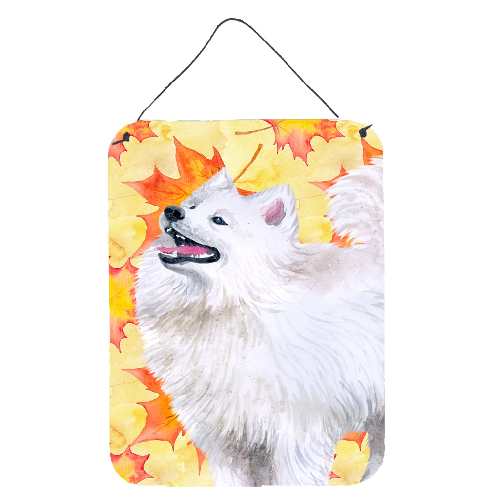 BB9952DS1216 Samoyed Fall Wall or Door Hanging Prints