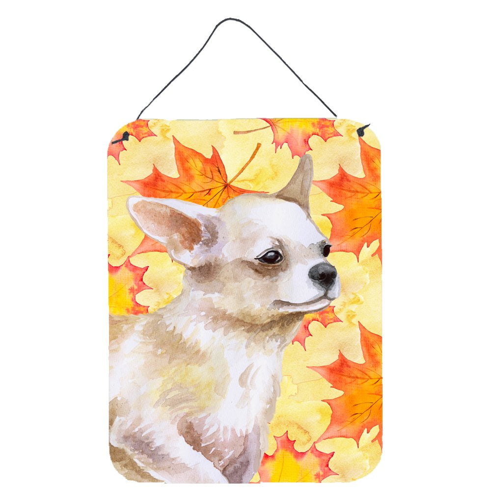 Chihuahua Leg Up Fall Wall or Door Hanging Prints