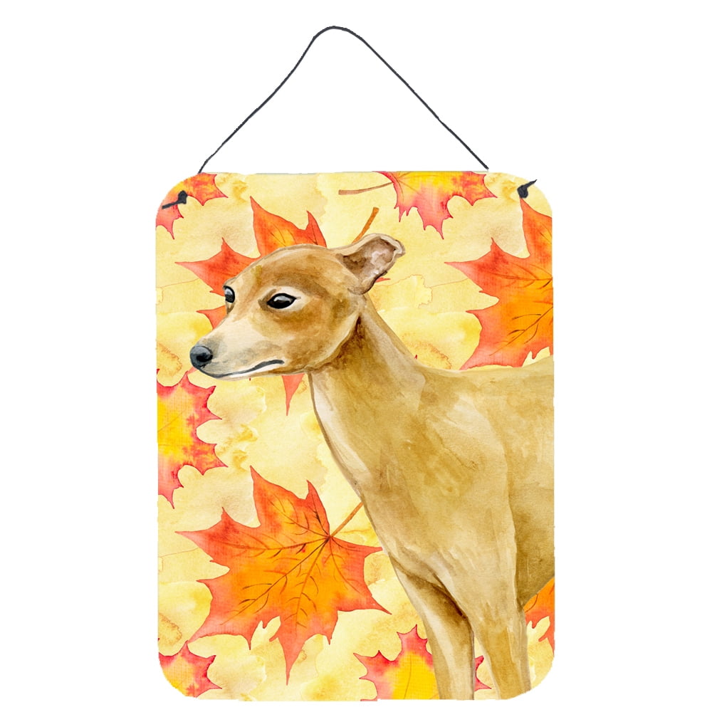 Italian Greyhound Fall Wall or Door Hanging Prints