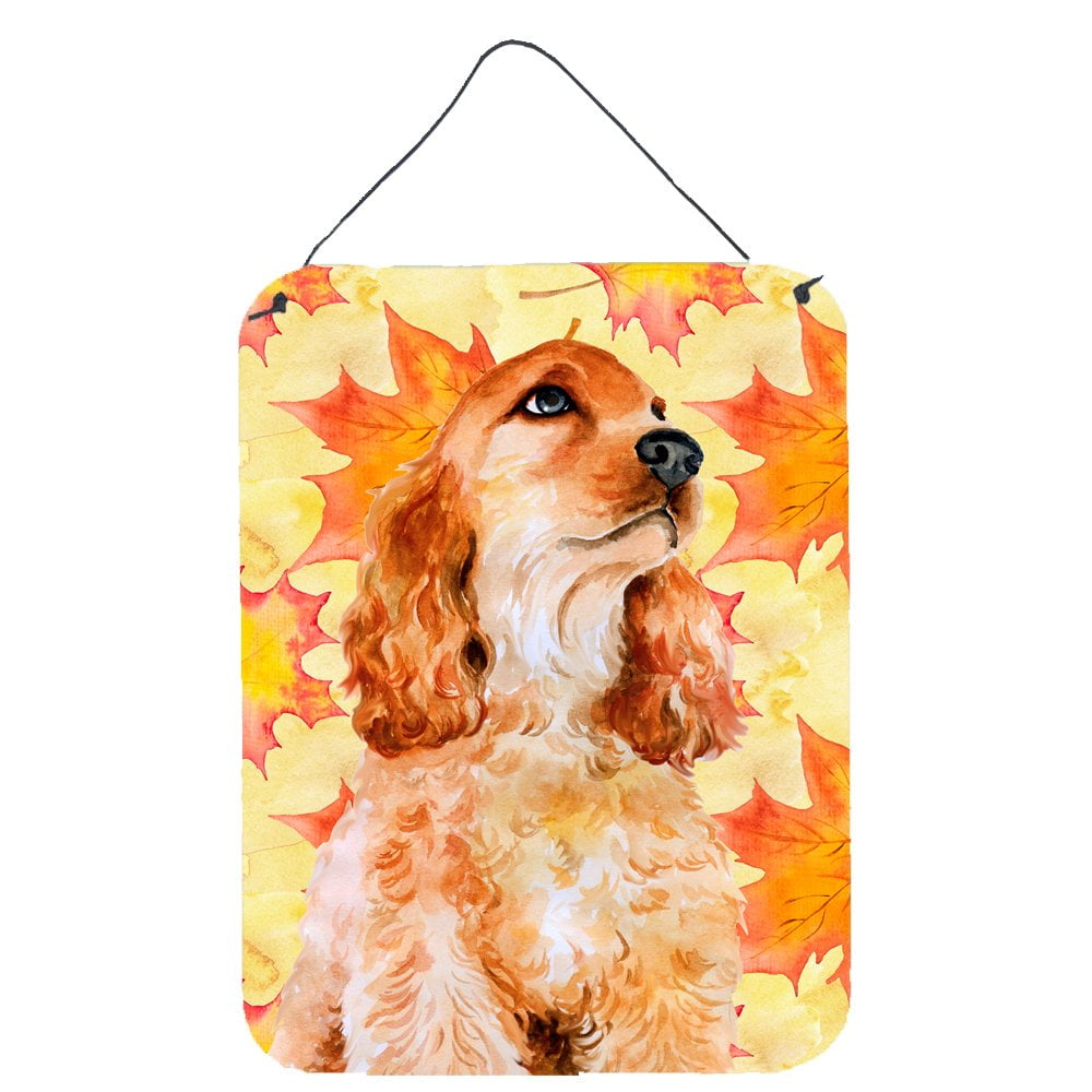 Cocker Spaniel Fall Wall or Door Hanging Prints