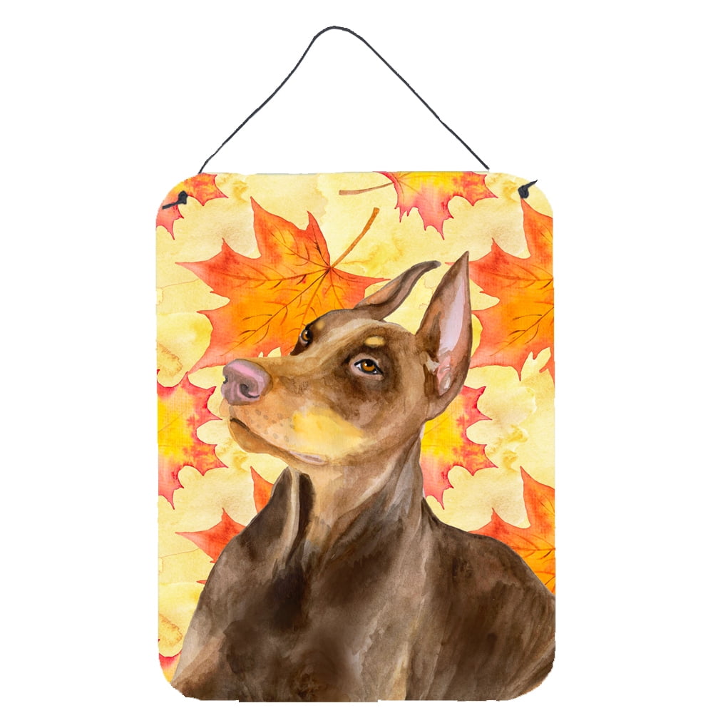 Doberman Pinscher Fall Wall or Door Hanging Prints