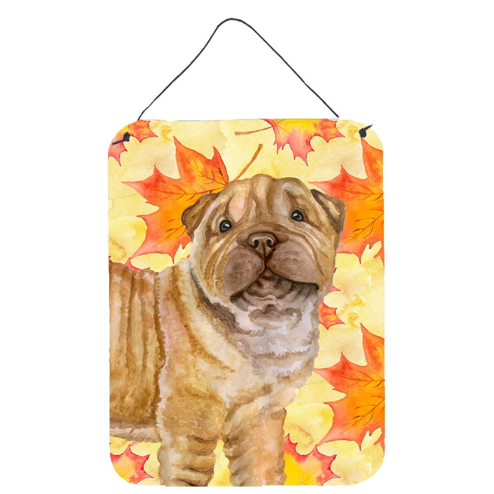 Shar Pei Puppy Fall Wall or Door Hanging Prints