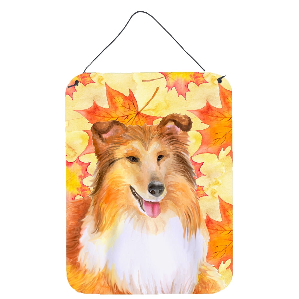 Sheltie Fall Wall or Door Hanging Prints