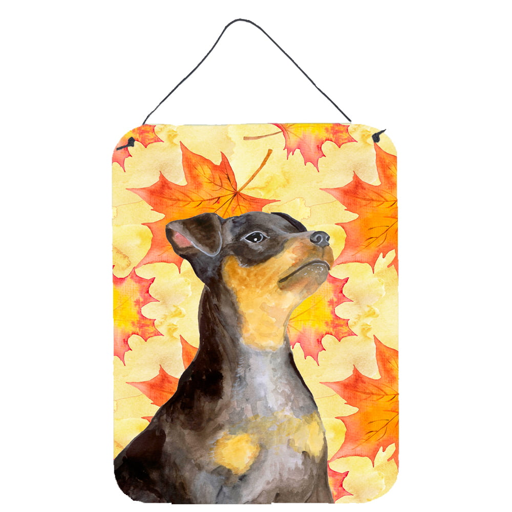 Miniature Pinscher No.2 Fall Wall or Door Hanging Prints