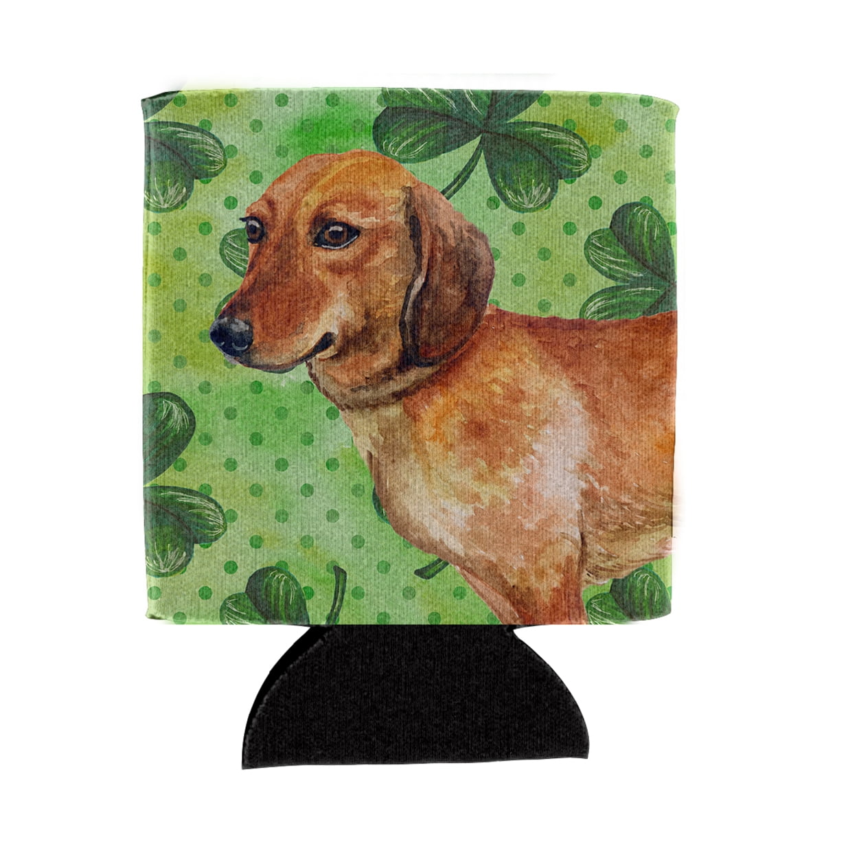 BB9826CC Dachshund St.Patricks Can or Bottle Hugger