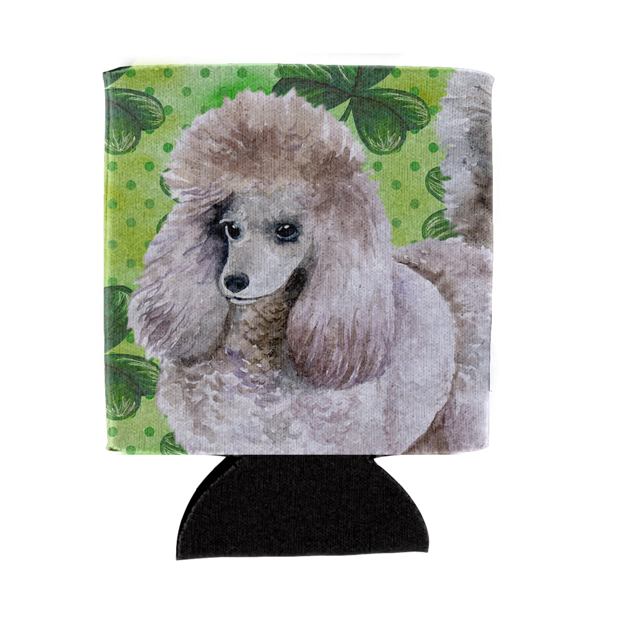 Poodle St.Patricks Can or Bottle Hugger