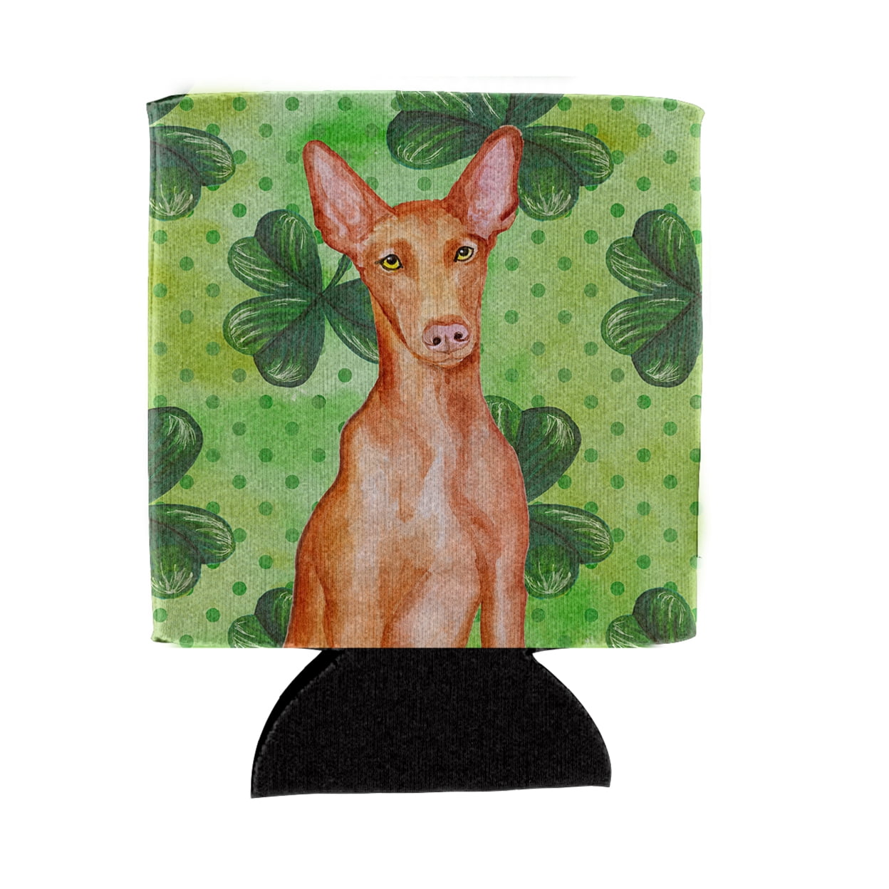 BB9889CC Pharaoh Hound St.Patricks Can or Bottle Hugger