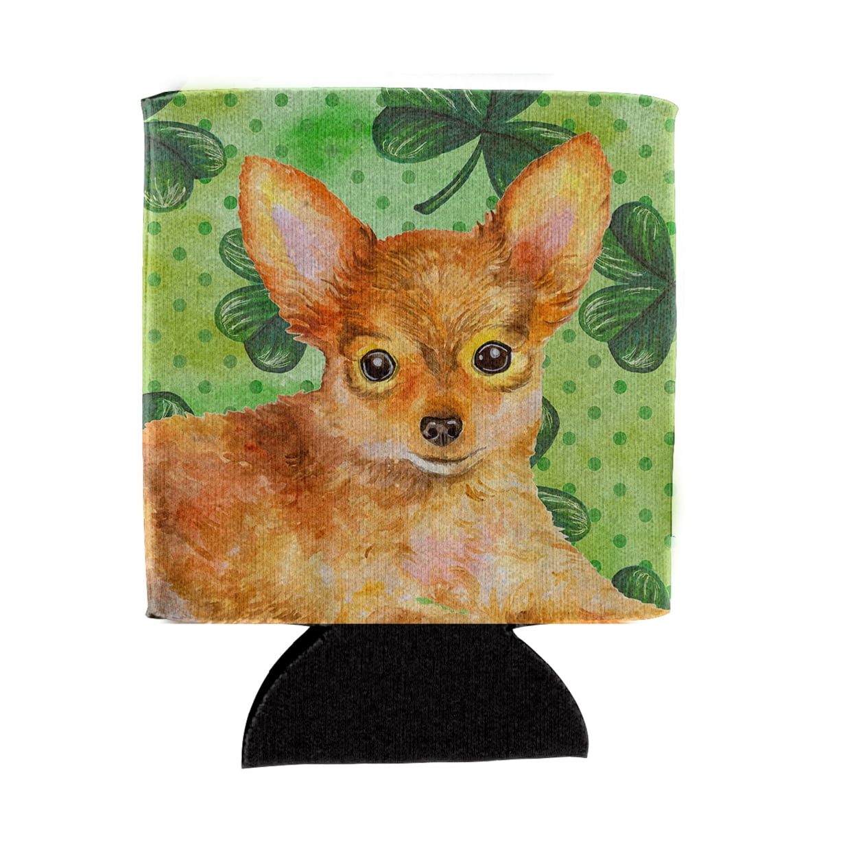 BB9896CC Toy Terrier St.Patricks Can or Bottle Hugger