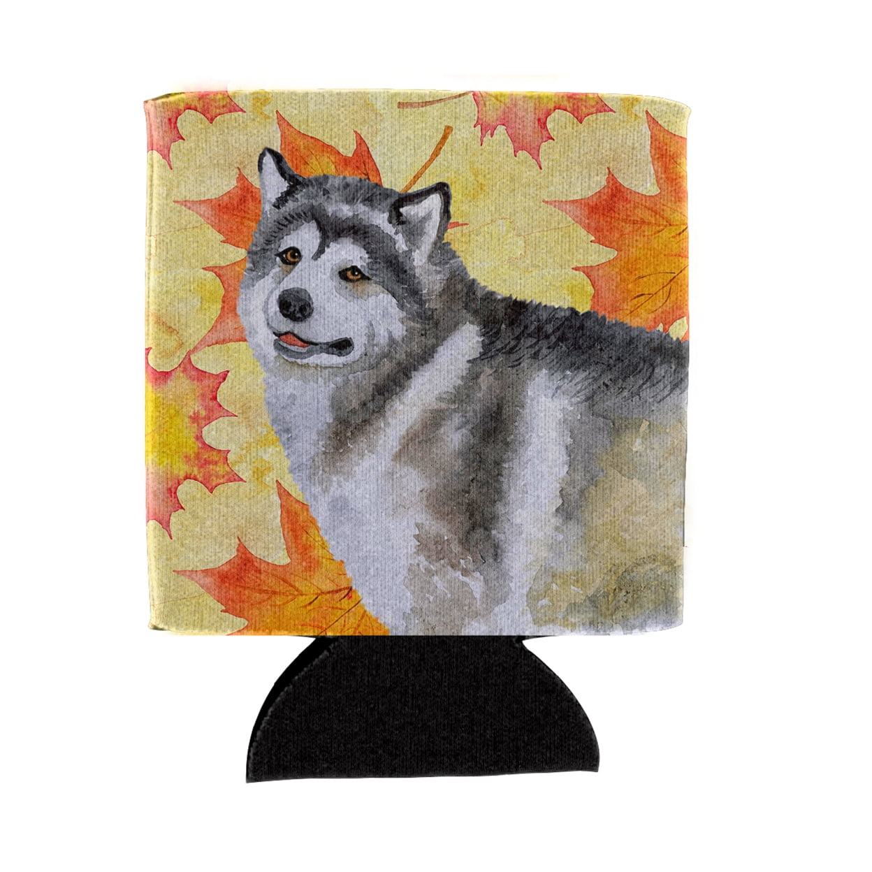 Alaskan Malamute Fall Can or Bottle Hugger