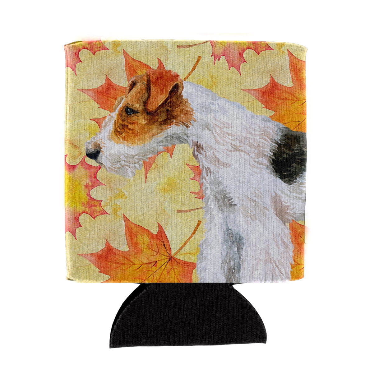 BB9911CC Fox Terrier Fall Can or Bottle Hugger