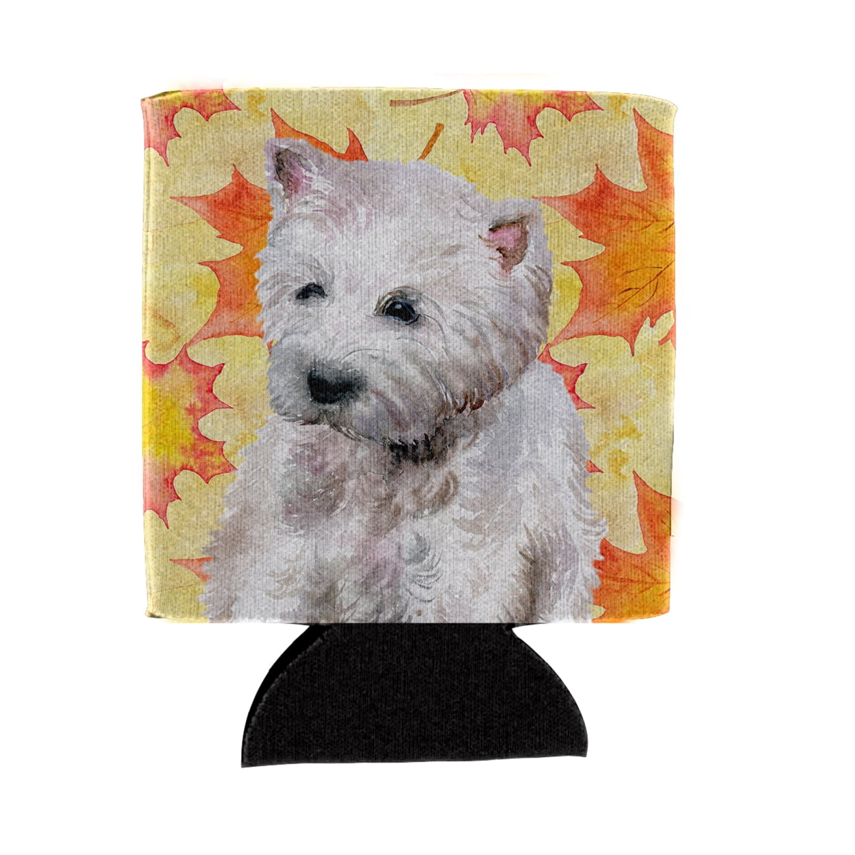 BB9962CC Westie Fall Can or Bottle Hugger